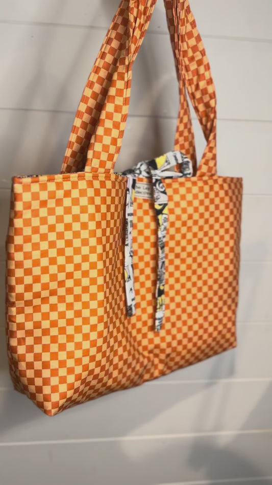 Haley Tote in "Pumpkin King"