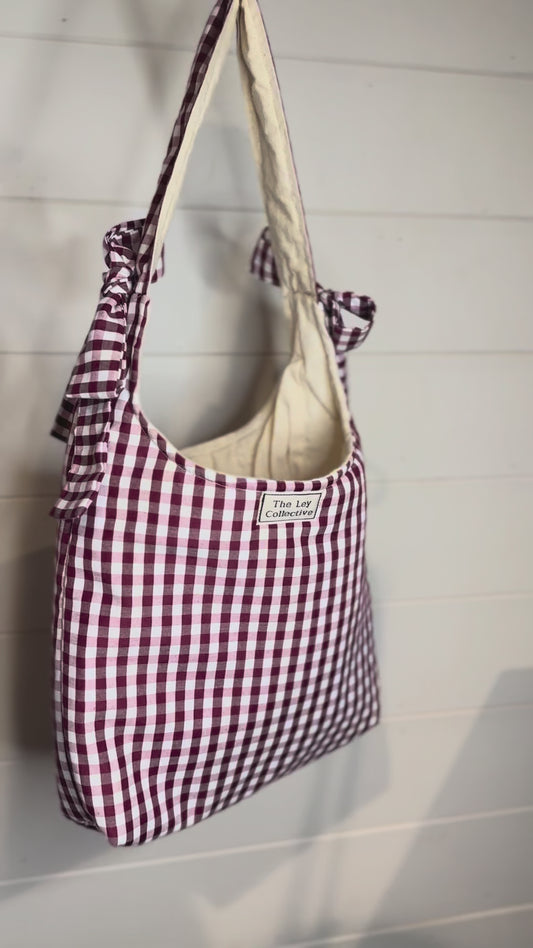 Bailey Slouch Bag in "Jam"